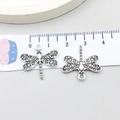 Pendentif libellule en alliage argent antique pour bijoux DIY avec mesure de taille - Libellule Argent Antique (10421) / Argent antique