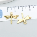Pendentifs libellule en alliage d'or antique pour bijoux DIY avec envergure de 2 cm - Libellule Or Antique (20181) / Or antique