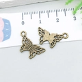 Pendentifs papillon en bronze antique avec design filigrané pour création de bijoux - Papillon Bronze Antique (20148) / Bronze Antique