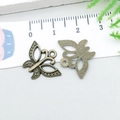 Pendentif papillon en alliage de bronze antique pour bijoux DIY avec règle graduée - Papillon Bronze Antique (20150) / Bronze Antique