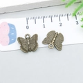 Pendentif papillon en alliage bronze antique avec ailes détaillées pour bijoux DIY - Papillon Bronze Antique (20154) / Bronze Antique