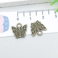 Paire de breloques ailes de papillon en bronze antique pour la création de bijoux DIY - Papillon Bronze Antique (20161) / Bronze Antique