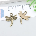Pendentif libellule en bronze antique pour création de bijoux DIY avec texture fine - Libellule Bronze Antique (20163) / Bronze Antique