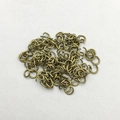 15g Packung offene Biegeringe aus Legierung in Bronze-Optik für DIY-Schmuckherstellung - 4mm / Antike Bronze Offener Ring