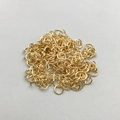 Glänzende goldene offene Biegeringe für DIY-Schmuck und Halskettenverbinder - 4mm / KC Gold