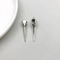 Antique silver bird skull alloy charms with top loop for DIY jewelry making - Antique Silver Bird Skull Head (15551)