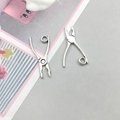 Antik-Silber Mini-Zange Anhänger für DIY-Schmuckherstellung und Bastelprojekte - Antik Silber Zange (8527)