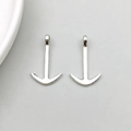 Antique silver alloy anchor pendant charms for DIY jewelry making and necklaces - Anchor (18*30mm-7046)
