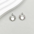 Pendentifs cœur ailes d'ange en alliage argenté pour la création de bijoux DIY - Style Aile Cœur Argent Antique (10054)