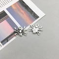 Pair of antique silver spider charms with hanging loops for DIY jewelry making - Antique Silver Spider (15*18mm-3582)
