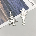 Antique silver Christmas tree alloy pendant charms for DIY jewelry making accessories - Christmas Tree (8218)