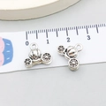 Silver pumpkin carriage charm in vintage alloy finish for DIY jewelry crafts - 12*13mm / Antique Silver Pumpkin Coach (8085)