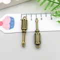 Pendentifs tournevis en alliage bronze vintage pour création de bijoux DIY et artisanat - Tournevis (17387)