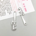 Pendentifs en alliage argenté antique en forme de clé pour accessoires bijoux DIY - Clé à Griffe en Argent Antique