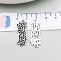 Antique silver musical note pendant made of zinc alloy for DIY jewelry making - Antique Silver Note (18929) / 28*12mm