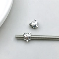 Vintage silver alloy fox head beads for DIY bracelets and jewelry making charms - Fox Style (8811) / 1 Piece (9*10mm) / Antique Silver