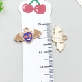 Purple bat charm for DIY jewelry making, gold-plated halloween enamel pendant 20mm - Halloween Bat (19508)