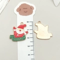 Enameled Santa Claus metal charm for DIY Christmas bracelets and jewelry accessories - Red Christmas XMAS Santa (19579)