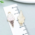 Eiswaffel Emaille Legierung Anhänger für DIY Armbänder und Schmuckherstellung - Eiswaffel Stil(14964)