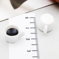 Miniatur-Kaffeetassen-Anhänger aus weißem Harz mit braunem Flüssigkeitseffekt DIY - Kleine Weiße Kaffeetasse