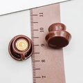Ciondolo tazzina da caffè in resina marrone per gioielli fai-da-te con scala di misura - Tazzina da Caffè 3D in Resina Caffè (23954)