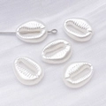 Perles d'espacement en forme de coquillage blanc crème pour la création de bijoux DIY - Forme de Coquillage (25792)