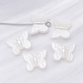 5 pièces de perles d'espacement papillon en imitation perle ABS pour bijoux DIY - Petite Forme de Papillon (25800)
