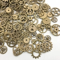 Mix van vintage bronzen steampunk legering tandwielen voor DIY sieraden en handwerk - Antiek Brons Tandwiel Stijl (SN493)