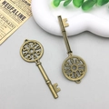 Vintage bronze alloy key pendant charms for DIY jewelry making accessories set - Classic Vintage Key (3864) / 25x70mm