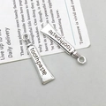 Pair of vintage silver alloy toothpaste tube charms for DIY jewelry making - Toothpaste Tube Tag Style