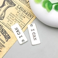 Colgante 'I CAN' de aleación plata antigua para accesorios de joyería DIY - Estilo Letra I Can (9002)