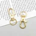 Poliert KC Gold Karabinerverschluss mit Drehgelenk für DIY Anhänger Zubehör - 32mm Verschluss (12940)