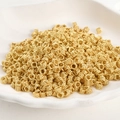 Cuentas espaciadoras trenzadas bañadas en oro de 14K para bisutería DIY pack de 10 - 10 Piezas/Paquete / Chapado en oro 18K