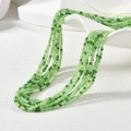 2mm faceted green glass beads strands for DIY jewelry making handmade necklaces - Green Tones Mix (MH-1)