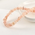 Roze natuurlijke schelpscherven voor handgemaakte DIY sieraden armbanden en kettingen - Roze Jade