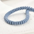 Hellblaue 4x8mm Lavastein-Radperlen für DIY handgemachte Armbänder und Halsketten - 4*8mm / Hellblau