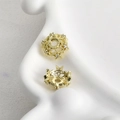 14k gold plated star-shaped crystal bead caps with zircons for jewelry making - 14K Gold Plated Star Bead Cap (Approx 11.5mm Hole 2.2mm)