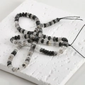 Macro detail of natural black rutilated quartz rondelle beads for DIY jewelry making - 7# Abacus Bead Style / 2x4mm (160 Pieces/Pack) / Black Rutilated Quartz