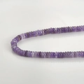 Macro shot of natural purple amethyst rondelle beads for DIY jewelry making material - 20# Abacus Bead Style / 2x6mm (160 Pieces/Pack) / Purple Crystal
