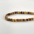 Macro view of colorful 2x6mm flat rondelle natural stone beads for DIY jewelry making - 36# Abacus Bead Style / 2x6mm (160 Pieces/Pack) / Yellow Jasper