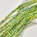8mm colorful oil painting style turquoise beads for DIY handmade jewelry and necklaces - Apple Green (12#) / 8mm Diameter