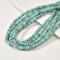 Strands of 6mm light blue shell disc heishi beads for DIY jewelry making and crafts - Single Piece / Light Lake Blue