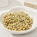 Cuentas de arroz ovales bañadas en oro de 14k en cuenco para hacer joyas DIY - 20 Piezas/Paquete (Aprox. 3*5mm) / Color Oro 14K (5#)