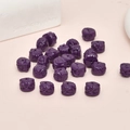 Detail of purple lion head beads for DIY jewelry making with smooth glossy finish - Lion Head Style (17#) / 1 Piece (Approx. 9.5x7.3mm) / Dark Purple