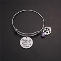 Bracciale sorella argento con pietra portafortuna viola e ciondolo cuore infinito inciso - Giugno