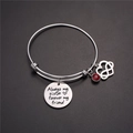 Bracciale sorella in acciaio argento con pietra portafortuna rossa e ciondoli incisi - Luglio