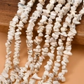 Natural white turquoise irregular stone beads for DIY jewelry making necklaces and bracelets - 1 String (Approx. 235 Beads) / Imported White Turquoise