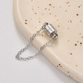 14k Gold-gefüllter Magnetverschluss für DIY Perlenhalsketten und Armbänder in Silberfinish - Weißgold