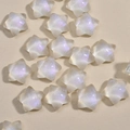 Perles en forme d'étoile irisées avec reflet bleu-violet pour accessoires DIY - 15# Étoile Blanche