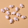 Pink ceramic fish-shaped loose beads for handmade DIY bracelets and necklaces set - Small Fish Style (1#) / 1 Piece / Korean Pink